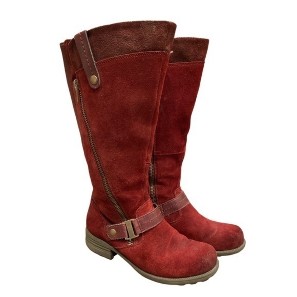 Earth Origins by Earth Portia Red Wide shaft Tall Boots